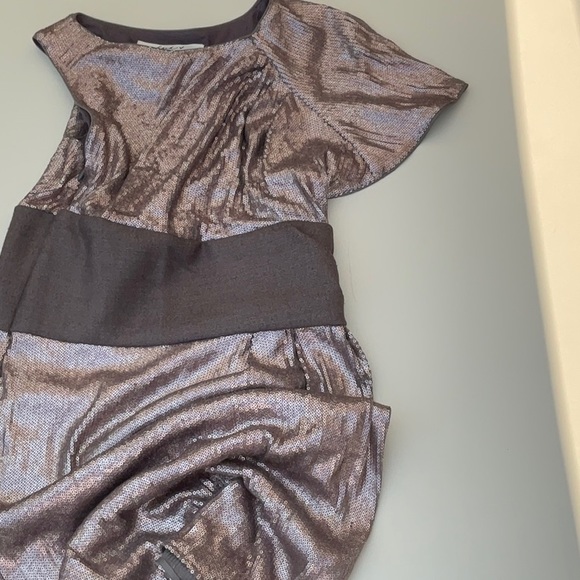 Badgley Mischka sequin cocktail dress. Size Small. - Picture 2 of 8